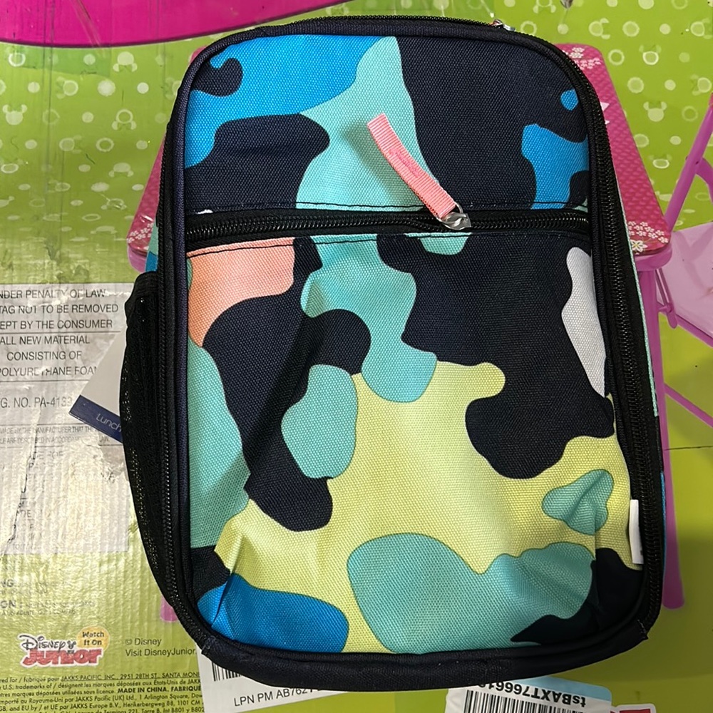 CRcKT Lunch Kit Lunch Bag black green yellow blue white